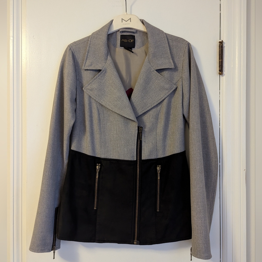 As By Df - Silk Lined - Color Block Blazer - image 1